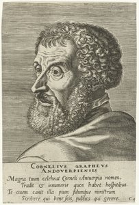 Portrait gravé de Cornelius Grapheus - Philip Galle